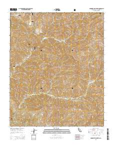 Manzanita Mountain 2015 topographic map thumbnail