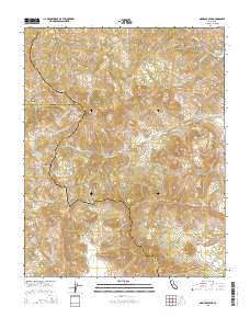 Mariposa Peak 2015 topographic map thumbnail