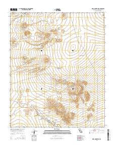 Marl Mountains 2015 topographic map thumbnail
