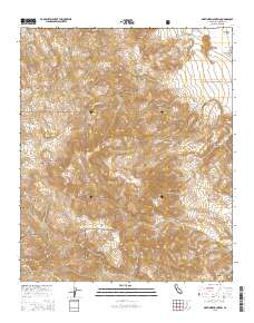 Martinez Mountain 2015 topographic map thumbnail