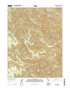 Mathison Peak 2015 topographic map thumbnail