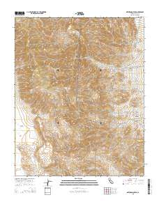 Maturango Peak 2015 topographic map thumbnail