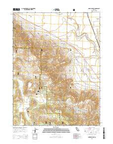 McKesick Peak 2015 topographic map thumbnail