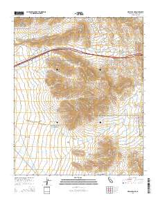 Mescal Range 2015 topographic map thumbnail