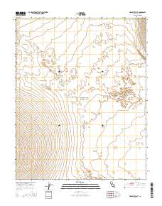 Mesquite Flat 2015 topographic map thumbnail