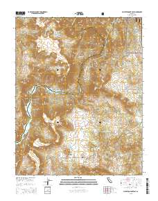 Millerton Lake East 2015 topographic map thumbnail