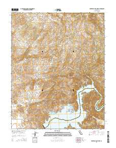 Millerton Lake West 2015 topographic map thumbnail
