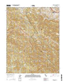 Mindego Hill 2015 topographic map thumbnail