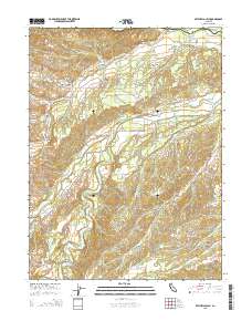 Mitchell Gulch 2015 topographic map thumbnail