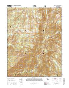 Mokelumne Peak 2015 topographic map thumbnail