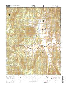 Monache Mountain 2015 topographic map thumbnail