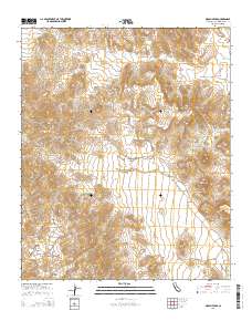Mopah Peaks 2015 topographic map thumbnail
