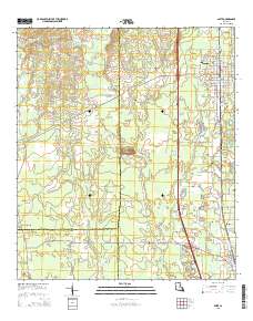 Amite 2015 topographic map thumbnail