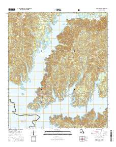 Beech Bayou 2015 topographic map thumbnail