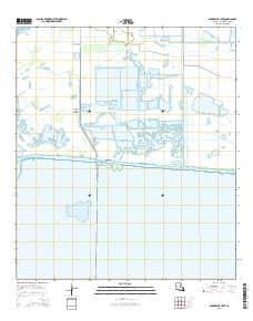 Boudreaux Lake 2015 topographic map thumbnail