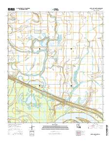 Larto Lake North 2015 topographic map thumbnail