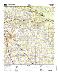 Prairieville 2015 topographic map thumbnail