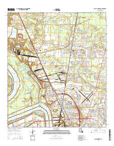 Scotlandville 2015 topographic map thumbnail