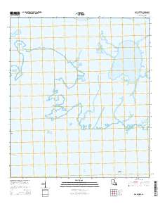 Bay Batiste 2015 topographic map thumbnail