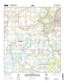 Abbeville West 2015 topographic map thumbnail