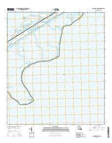 Alligator Point 2015 topographic map thumbnail