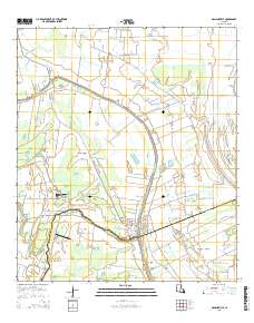 Arnaudville 2015 topographic map thumbnail