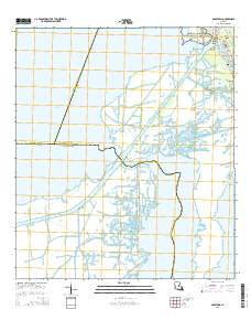 Barataria 2015 topographic map thumbnail