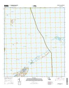 Barataria Pass 2015 topographic map thumbnail