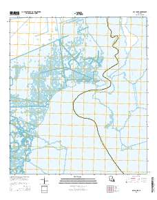 Bay L'Ours 2015 topographic map thumbnail