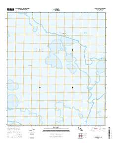 Bayou Blanc 2015 topographic map thumbnail