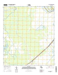 Bayou Boeuf 2015 topographic map thumbnail