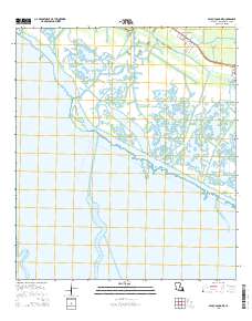 Bayou Cocodrie 2015 topographic map thumbnail