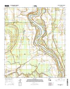Bayou Current 2015 topographic map thumbnail