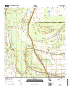 Bayou Jack 2015 topographic map thumbnail