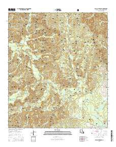 Bayou Livrogne 2015 topographic map thumbnail