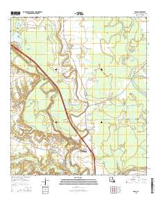 Beggs 2015 topographic map thumbnail