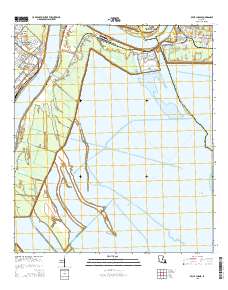 Belle Chasse 2015 topographic map thumbnail