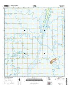 Belle Isle 2015 topographic map thumbnail