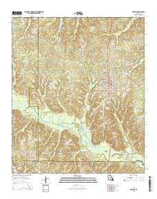 Bernice 2015 topographic map thumbnail