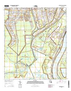 Bertrandville 2015 topographic map thumbnail