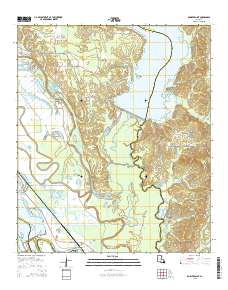 Bossier Point 2015 topographic map thumbnail