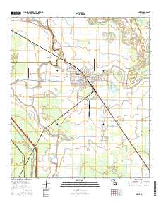 Bunkie 2015 topographic map thumbnail