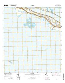 Buras 2015 topographic map thumbnail