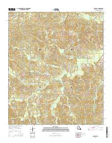 Cadeville 2015 topographic map thumbnail