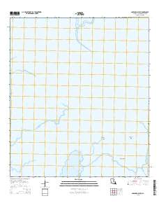 Carencro Bayou 2015 topographic map thumbnail