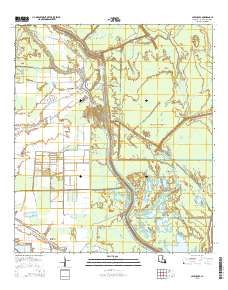 Catahoula 2015 topographic map thumbnail