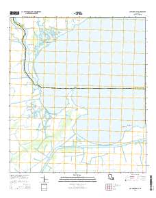 Catahoula Bay 2015 topographic map thumbnail
