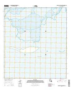 Central Isles Dernieres 2015 topographic map thumbnail