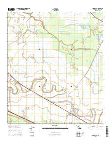 Cheneyville 2015 topographic map thumbnail