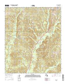 Clay 2015 topographic map thumbnail